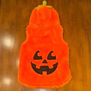NWOT Dog Pumpkin Costume Vest - Orange and Black